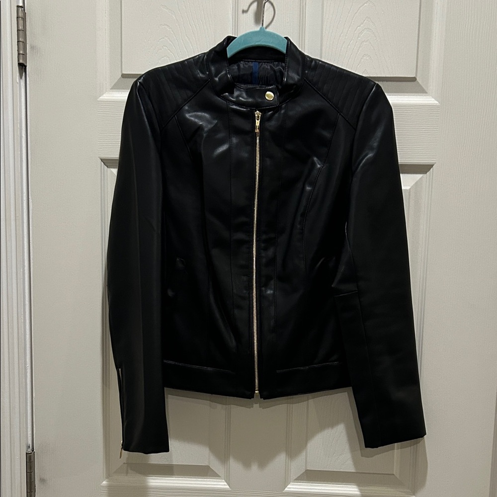 Cole Haan Signature Black Faux leather jacket